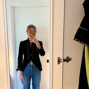 Armani Jeans Velvet Blazer